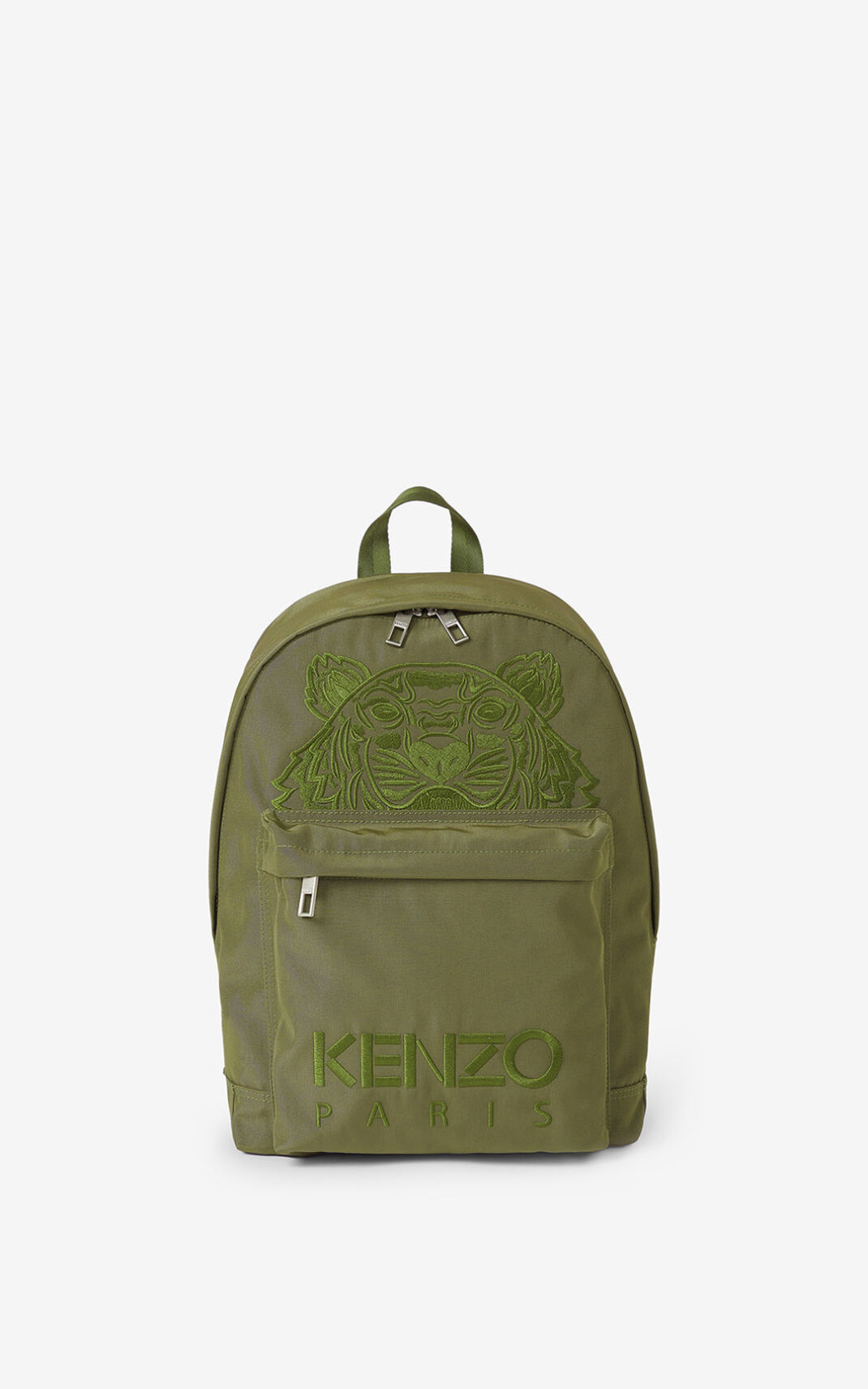 Kenzo Canvas Kampus Tiger Ruksak Muške - Maslinasto Zelene - Hrvatska HFKSVR312